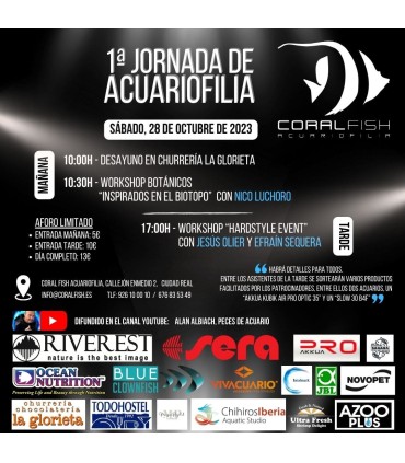 1ª Jornada de Acuariofilia Día Completo