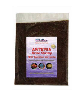 Artemia 454 GR Placa Congelada con Espirulina y Ajo